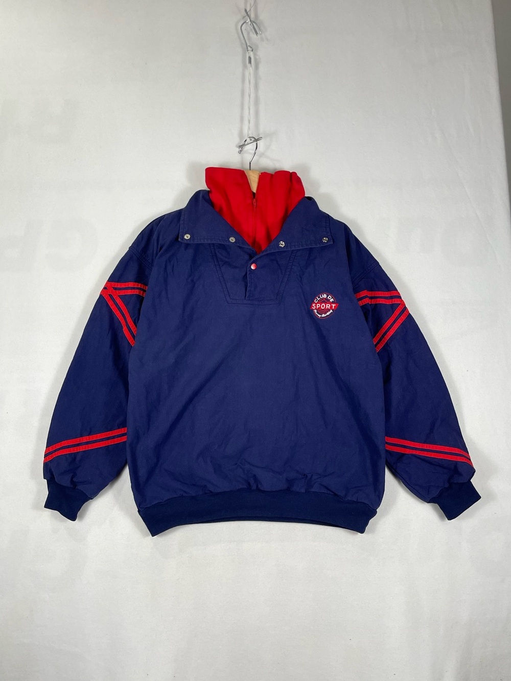 Vintage Murray Merkeley Ski Turtle Neck Quarter Snap/Zip 2-in-1 Pullover Sz S